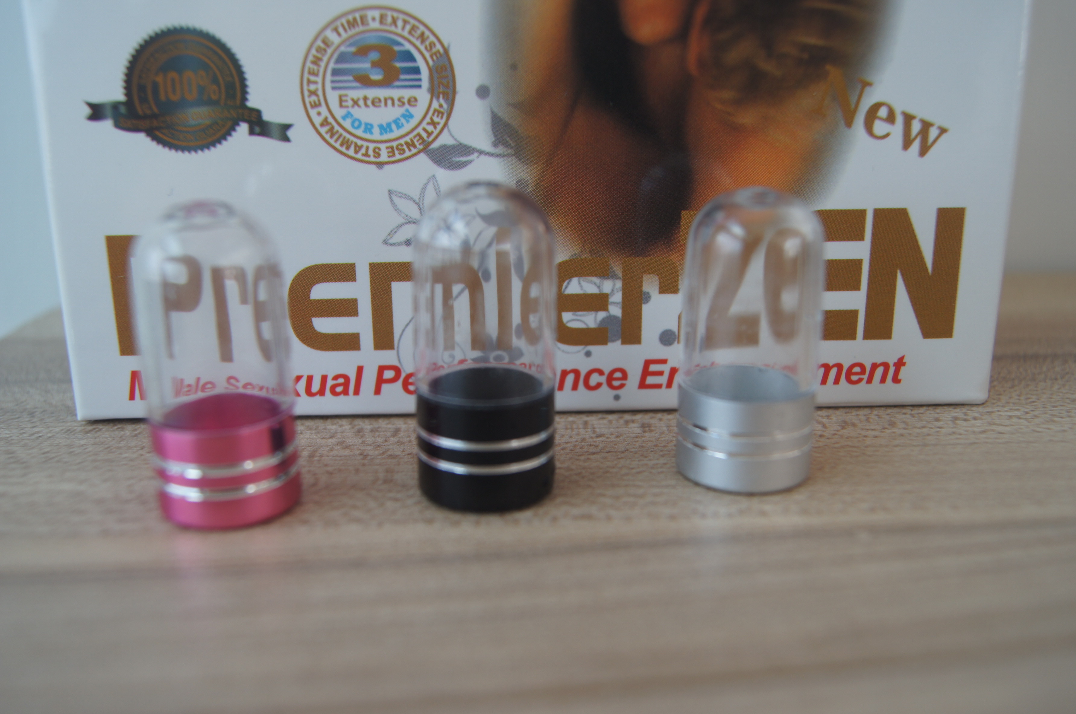 Bottiglie di pillole di plastica vuote Contenitore a forma di capsula Bottiglia PremierZen Cartoline 3d Imballaggio