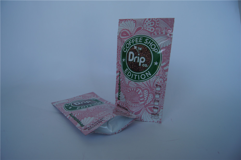 La stampa su ordinazione sta sulle borse d'imballaggio del pacchetto di Vape con la tacca strappo/della chiusura lampo