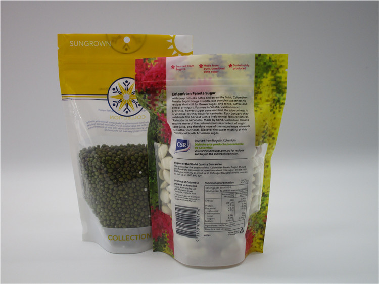 borsa d'imballaggio di mylar della stagnola dell'alimento della borsa di supplemento nutrizionale con la serratura della chiusura lampo per la polvere della proteina