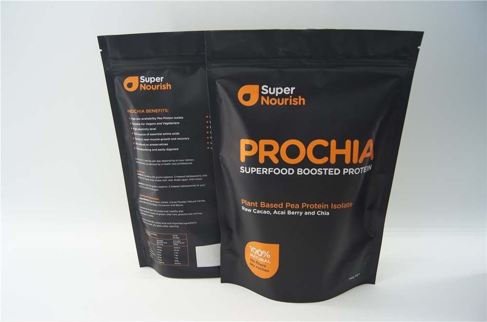 borsa della carta kraft di Brown Della borsa di imballaggio per alimenti della chiusura lampo dell'OEM di 600g 1kg con la finestra/chiusura lampo