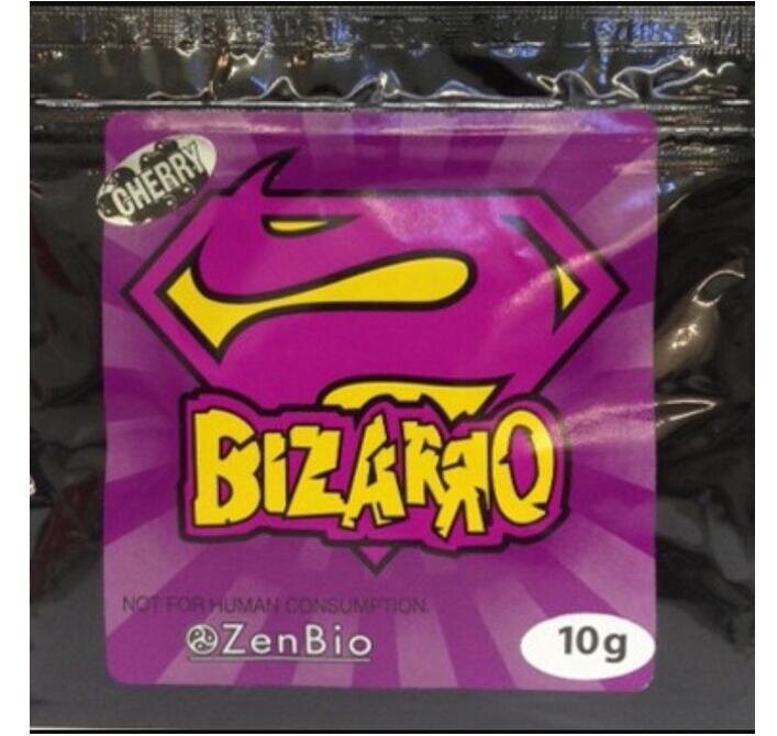 le borse di erbe della serratura dello zip di incenso di 10g Bizarro stanno sul sacchetto del becco con differenti sapori