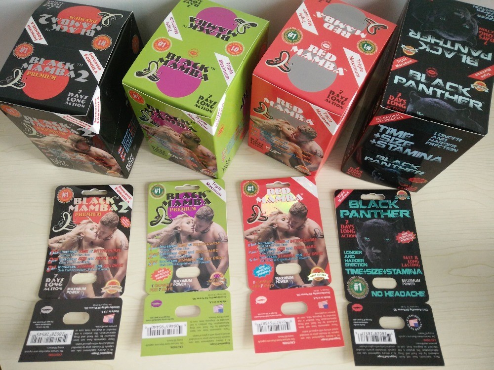 Pillole maschii di potenziamento di rinoceronte caldo di vendita che imballano la scatola di presentazione e della carta con effetto 3D