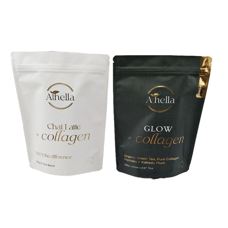 Personalizzazione di sacchetti di carta kraft a prova di umidità con stampaggio a caldo