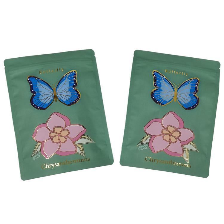 Vendita calda Tasse antiodore personalizzate con logo In piedi carta di alluminio sacchetto Mylar per cioccolato