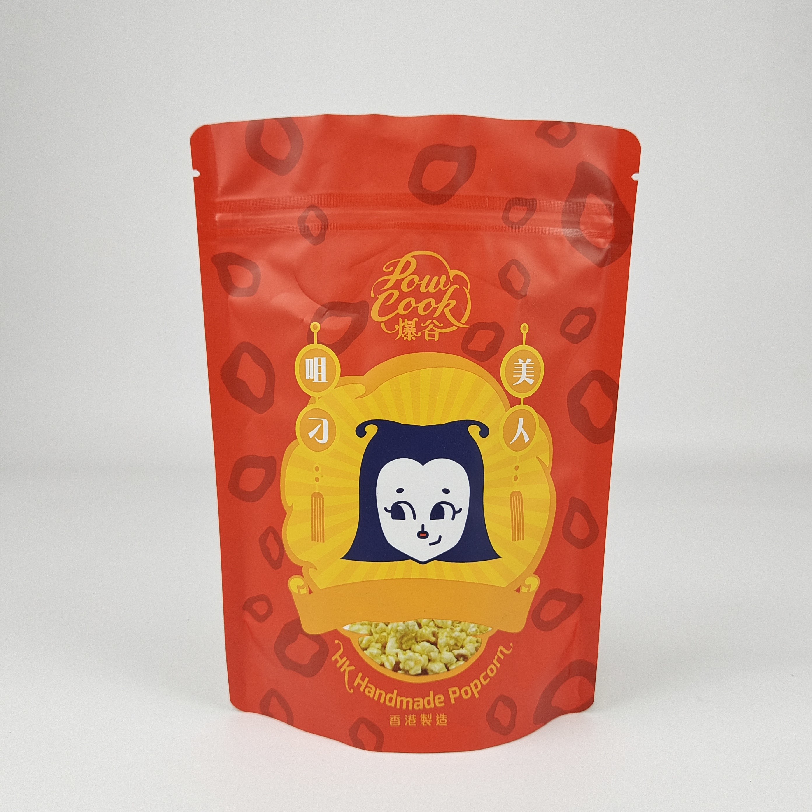 Al dettaglio Logo personalizzato Sacchetti in piedi a prova di odore Imballaggio alimentare Doypack Zipper Sacchetti di plastica con finestra