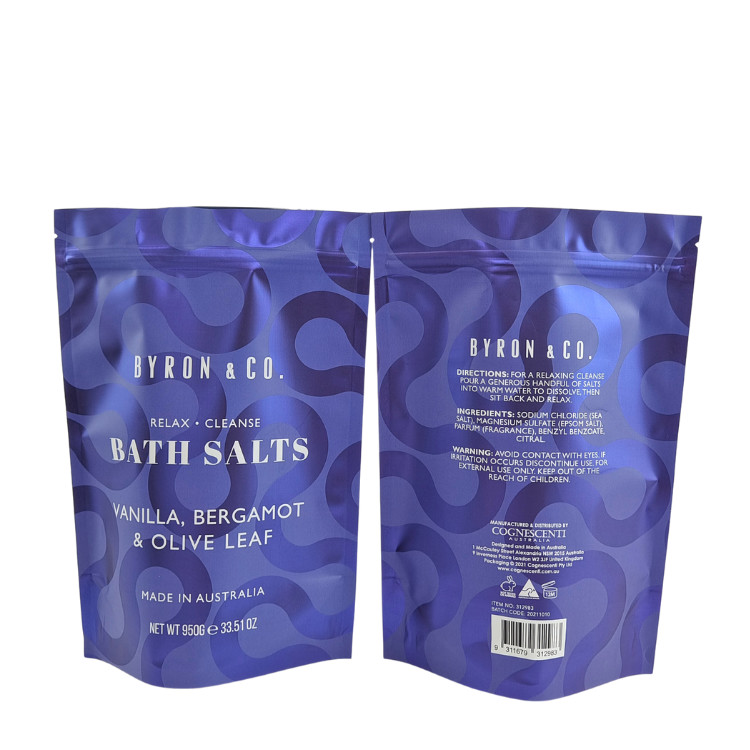 Mylar sacchetti per alimenti carta kraft ziplock stand up sacchetto