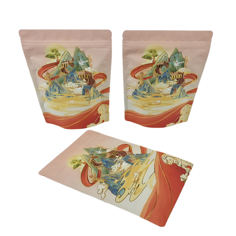 Best Seller Custom Soft Touch Mylar Bag Stand Up Foil di alluminio 3.5g Proof Proof Protein Caffè Spezia Farina Imballaggio Po