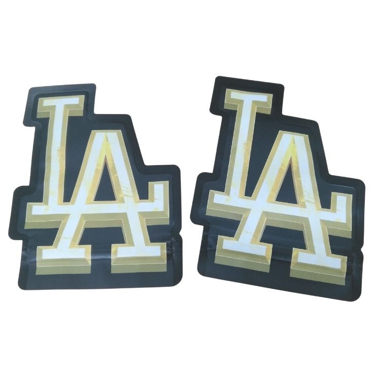 Stampato su misura 3.5g Unico speciale taglio a stampa a stampo irregolare sacchetti di Mylar sigillati 8 ° antiodore sacchetto speciale Cali Mylar