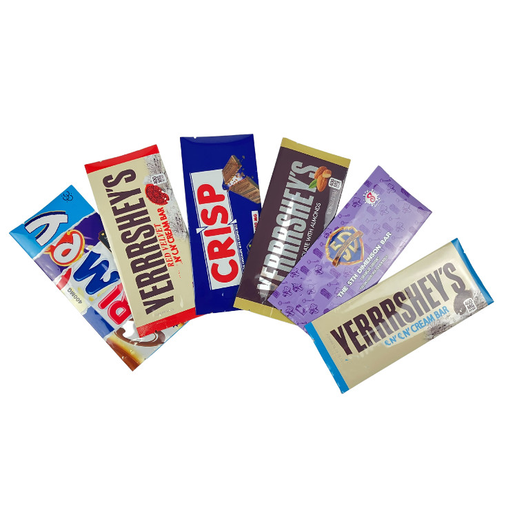 Sacchetti di plastica stampati su misura Proteine Bar Wrapper Packaging Stick Bag Powder Chocolate Tea Coffee Back Seal Sachet