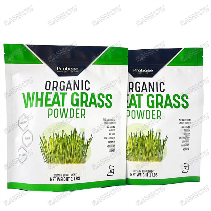 Borsa di imballaggio in plastica a chiusura zip riutilizzabile stampata su misura con sacchetto eretto con confezionamento alimentare commestibile a prova di odore