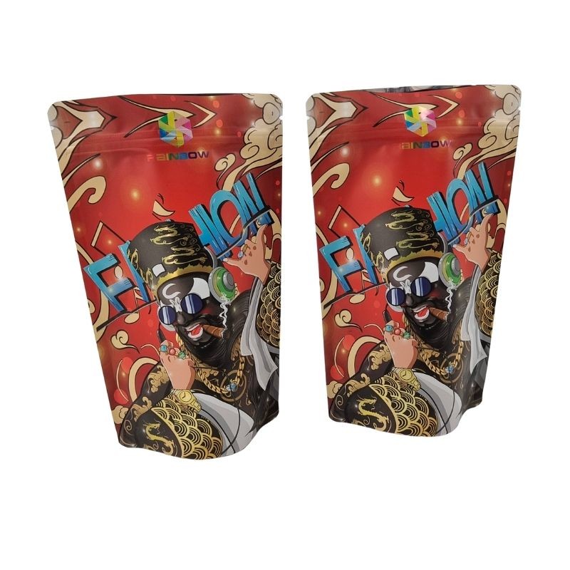 Sacchetto per cosmetici impermeabile e resistente con cerniera a piega