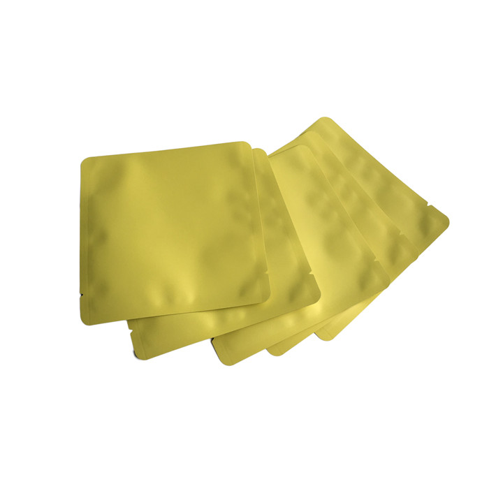 Logo personalizzato di qualità alimentare Chiara Zipper anteriore 3 Side Seal Bag per maschera facciale