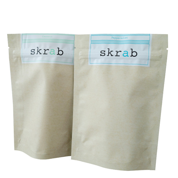 Sacchetti di foglio d'argento in piedi con Doy Pack Design per l'imballaggio di gomma per il corpo del caffè