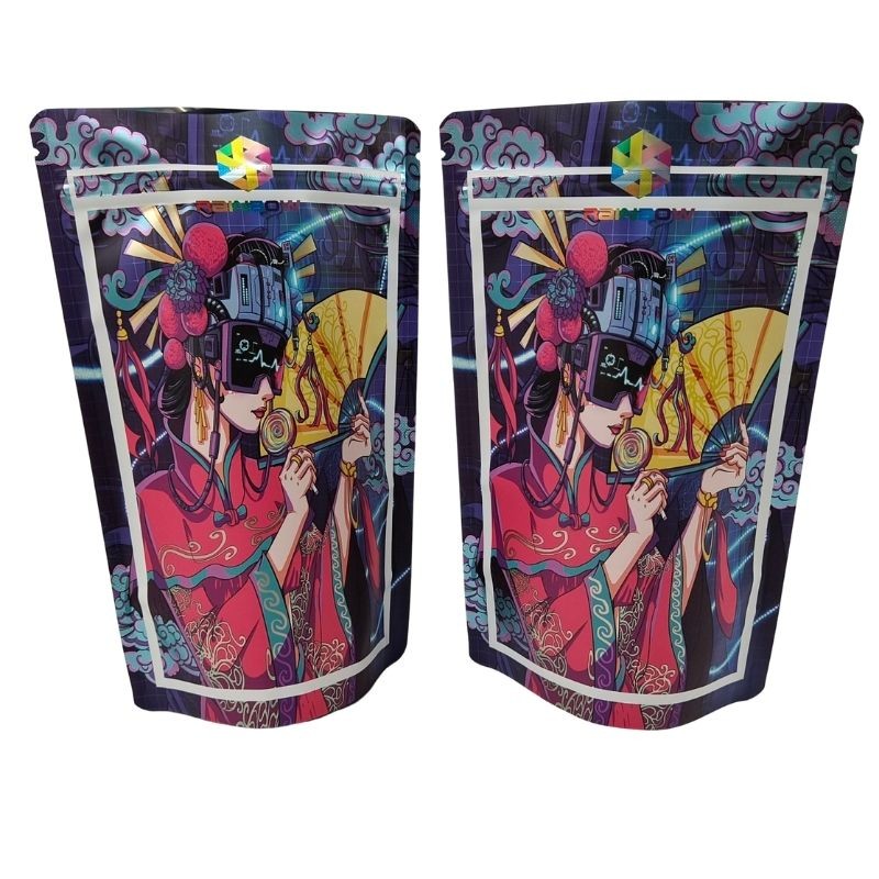 Conveniente sacchetto di plastica per l'imballaggio di alimenti secchi per la conservazione degli alimenti