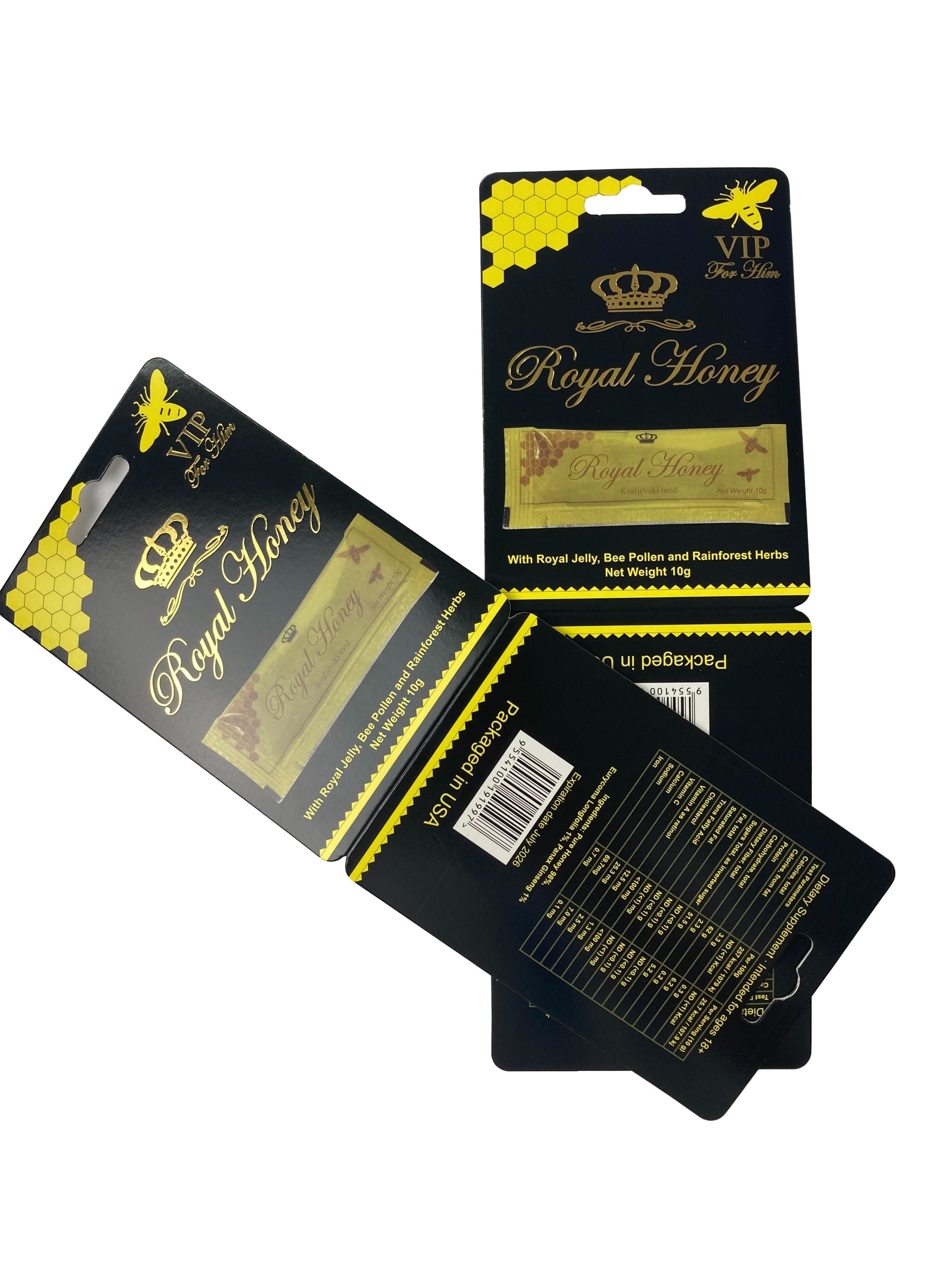 Ingrosso Royal Honey Sachet Packaging Carta di lusso con imballaggio a caldo