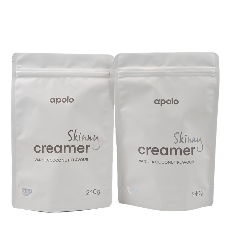 Plastico a prova di umidità Stand Up Mylar Tea Coffee Bag con effetto olografico