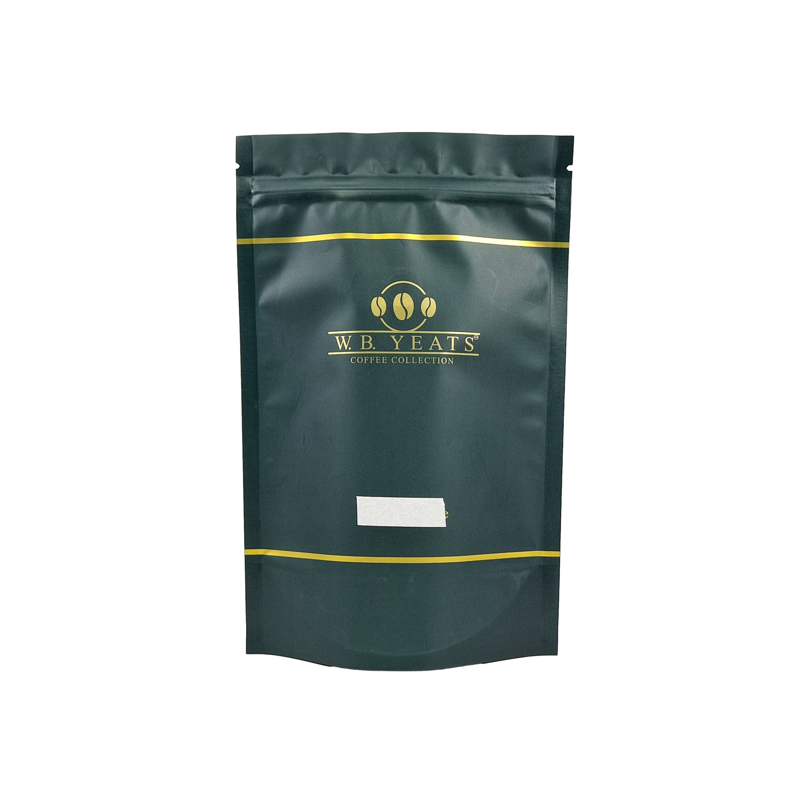 Logo stampato borse a cerniera riutilizzabili customizzate stand up Food Grade Coffee Bean Aluminum Foil Plastic Bag