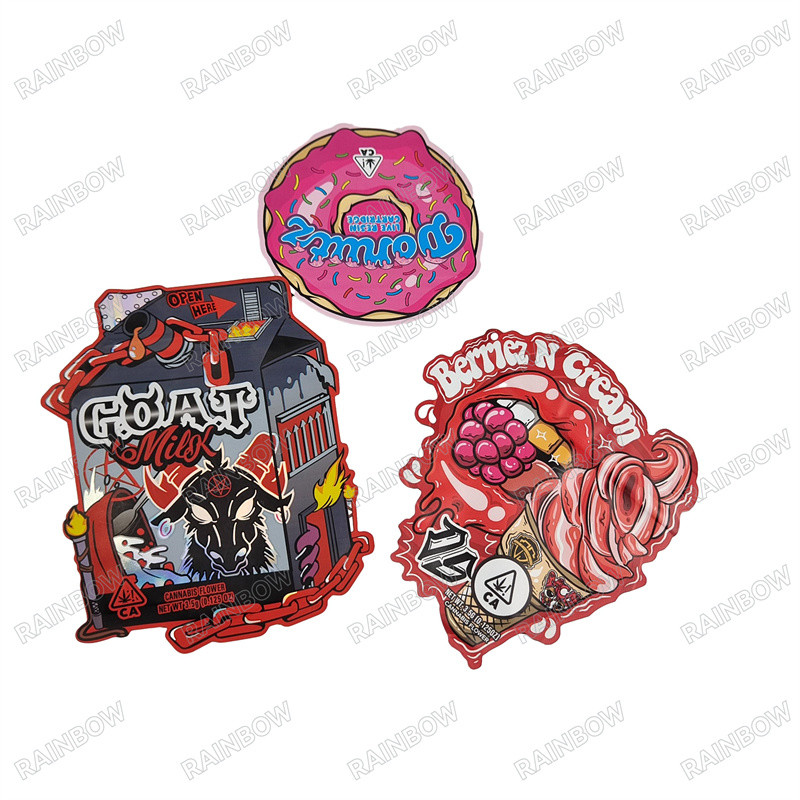 Sacchetti di stampa digitale ad alta precisione per sacchetti a taglio a stampaggio a prova di odore a 3,5 g personalizzati