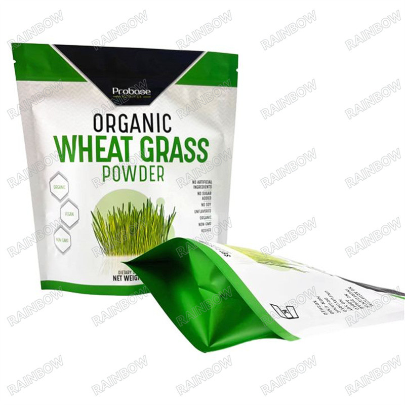 Sacchetti di carta Kraft Eco-Friendly Materiale Pla Sacchetto a serratura Zip Con Logo Sacchetto Stand Up Durable Sacchetto di imballaggio di alta qualità Stan