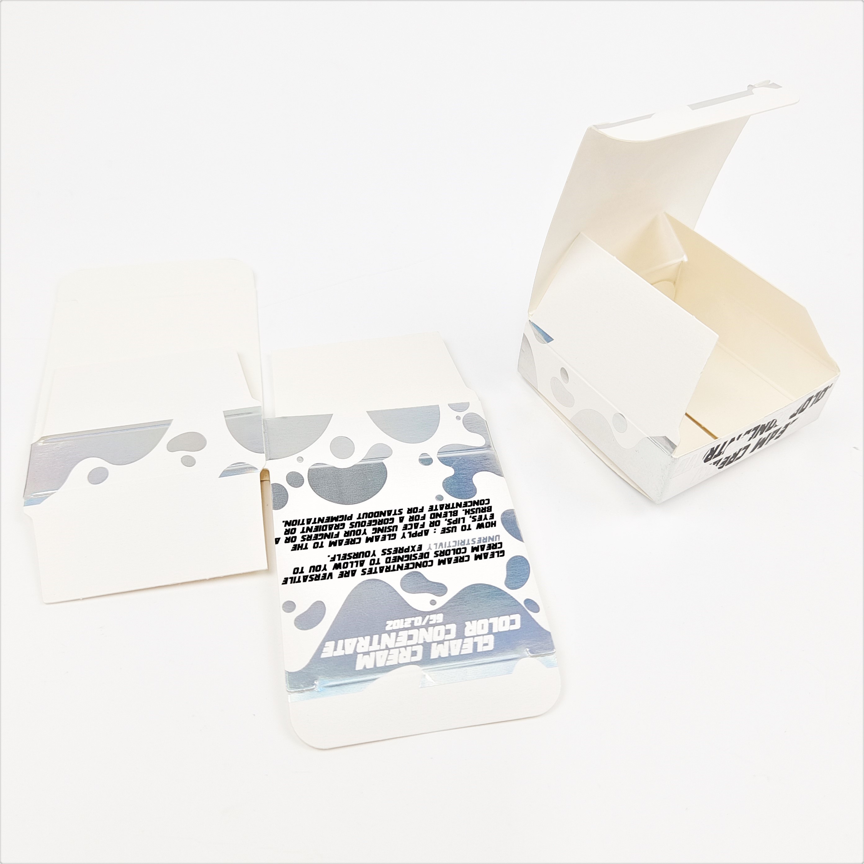 Finitura superficiale lucida scatola pieghevole confezione spessore 350 g e più