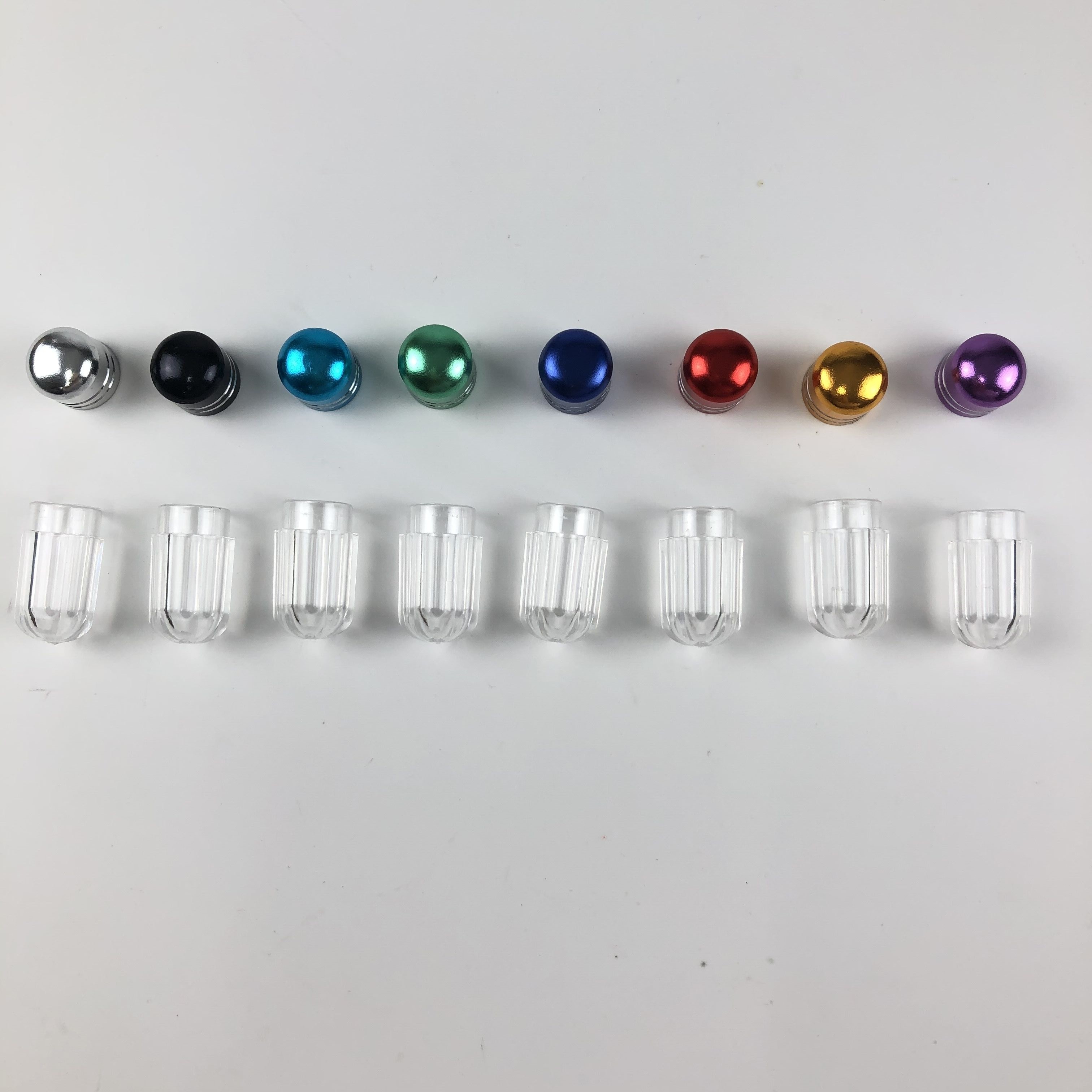 Trasparente trasparente di plastica Pillola da prescrizione Bottiglia Capsule Pillole con tappo