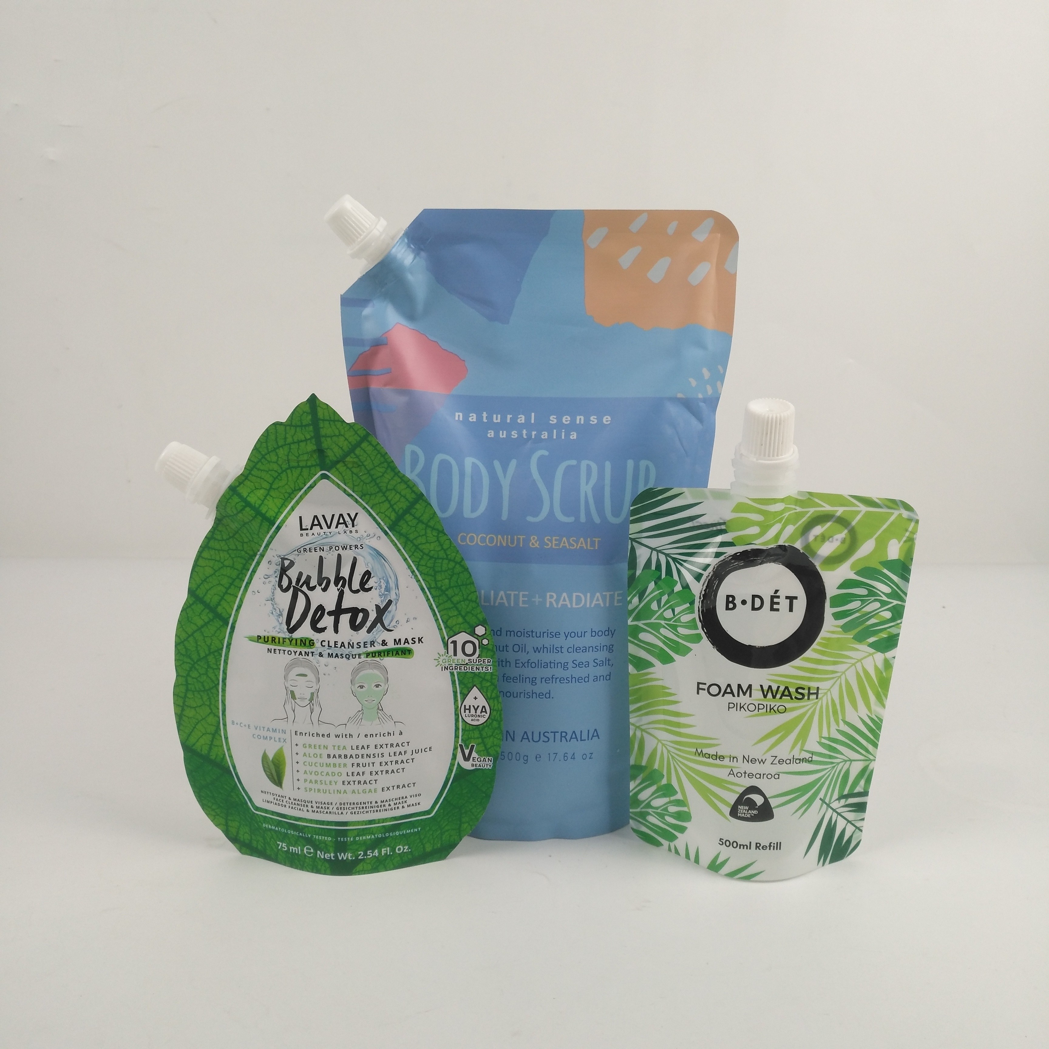 Imballaggio alimentare con sacchetto a sbuffio con logo personalizzato accettato