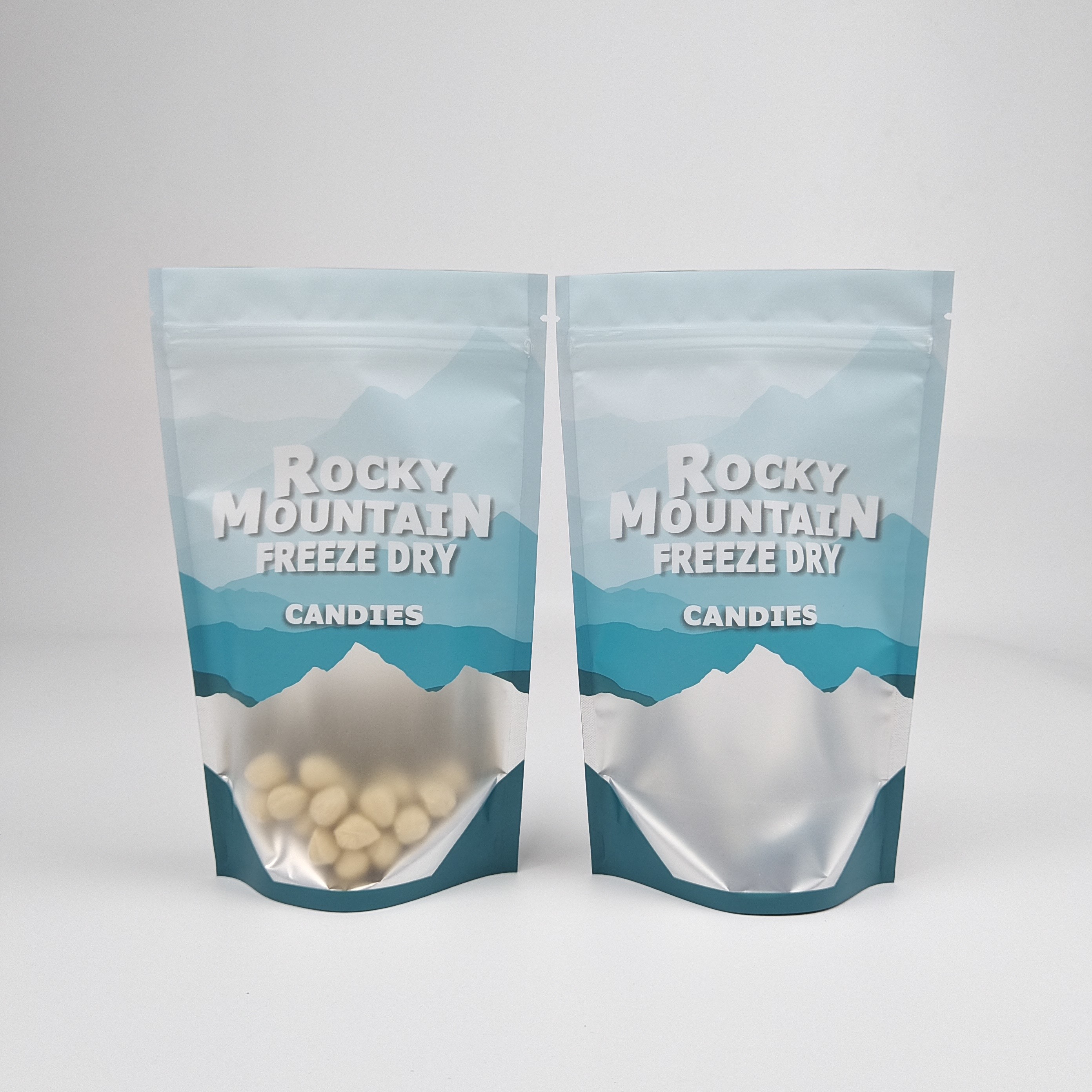 Sigillo termico stampato su misura 250g 500g Candy Doypack Proof of Smell Stand Up Pouch Plastic Packaging Mylar Ziplock Bags