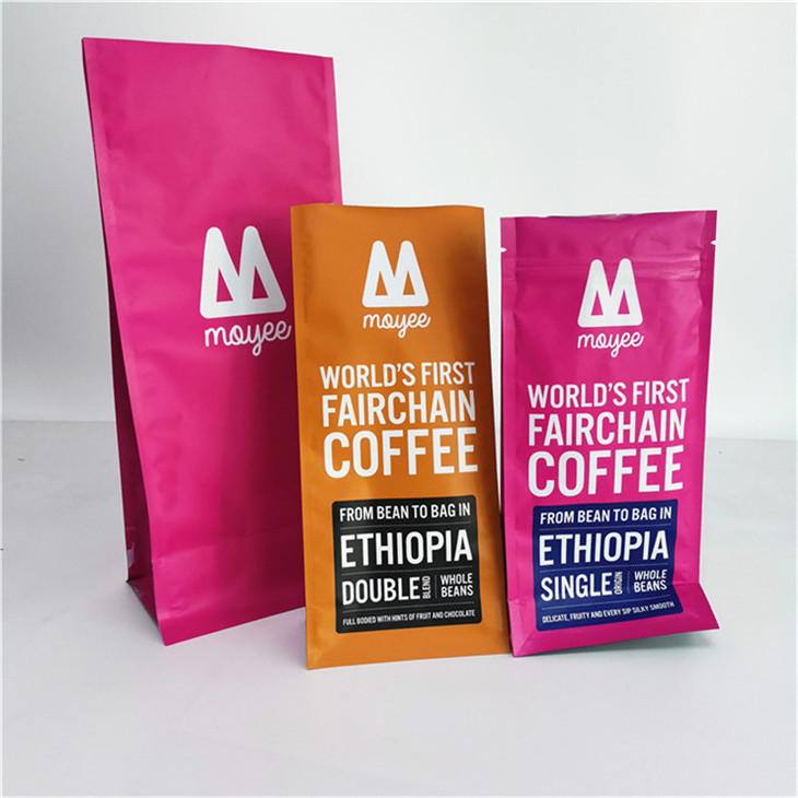 Sacchetti di imballaggio in alluminio a prova di odore per semi di caffè per 250G 500G 1KG