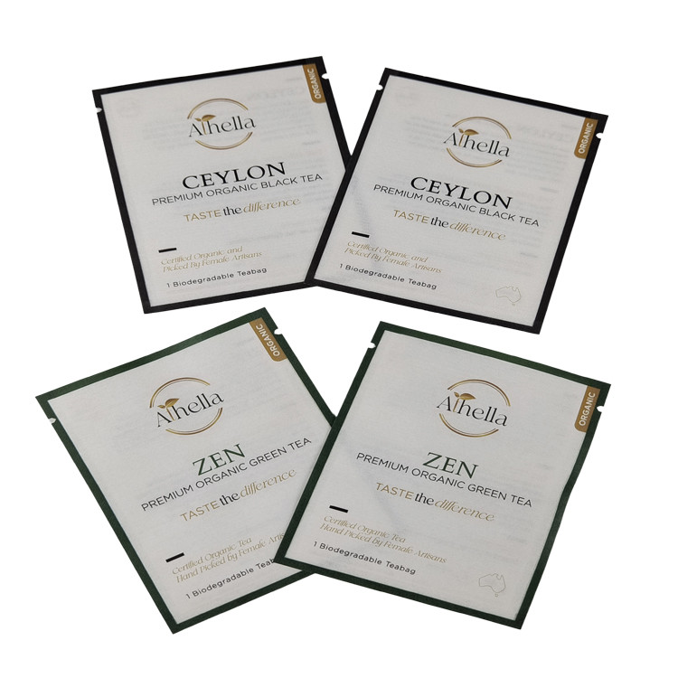 Confezionare sacchetti da tè di qualsiasi dimensione con confezione a tripla sigillatura