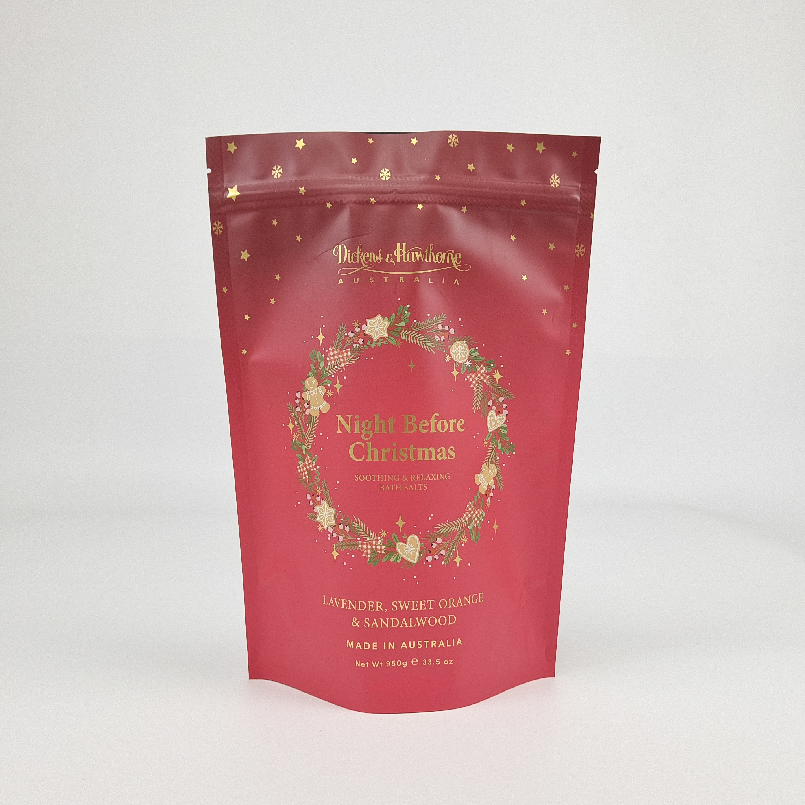 Chiusura a cerniera riciclabile Portafogli in alluminio corpo scrub godetevi il bagno spa immersione sale marino umidità prova di plastica Packagin