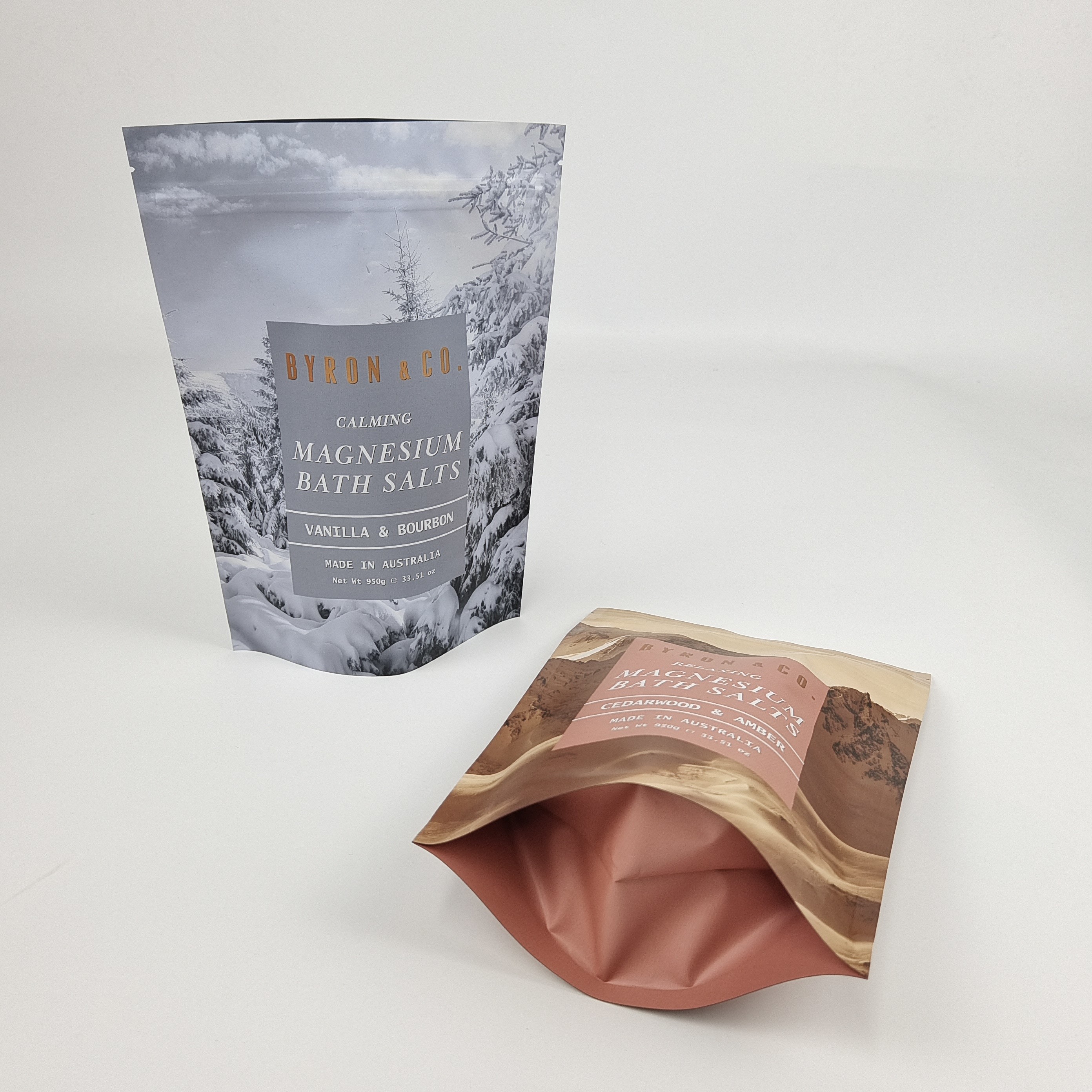 Logo personalizzato stampato antiodore alimentare Mylar antiumidità Matte Foil di alluminio Stand Up Bag Body Scrub Packaging Bag