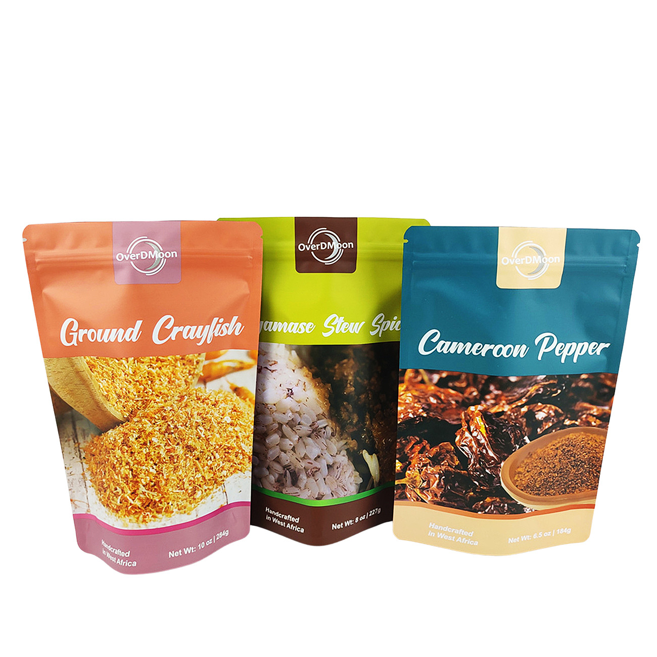 Matte Finito 250g Sacchetto di plastica per condimenti confezionamento sacchetto di condimenti di qualità alimentare