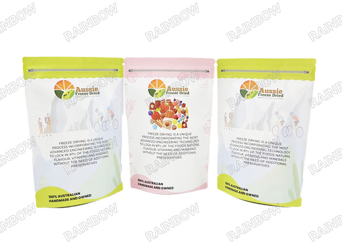 Fogli d'alluminio antiodore, sacchetto in piedi, chiusura a zip, sacchetti Mylar a prova di bambino da 28 g.