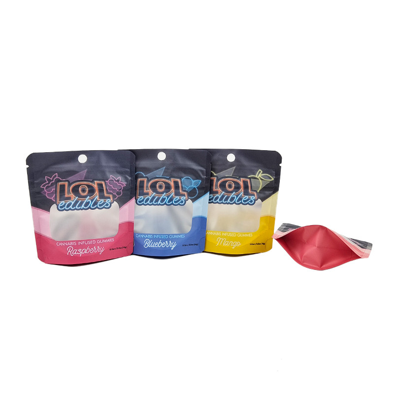 Imballaggio a prova d'odore Stand Up Doy Pack Foil pouch per semi alimentari di chicchi di caffè