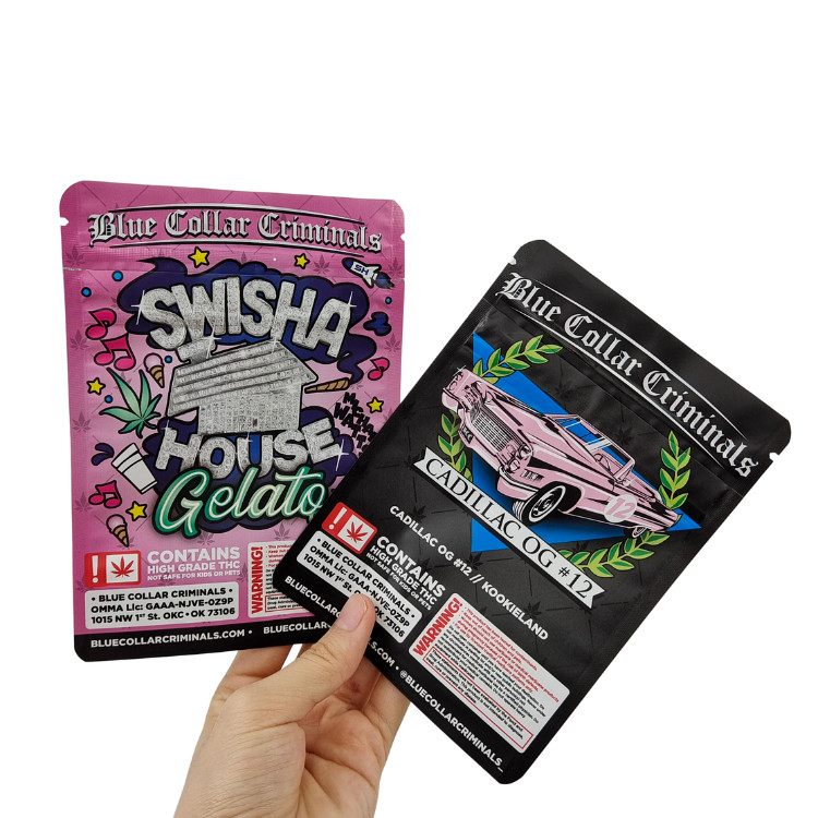 Imballaggio di incenso a base di erbe a pellicola stratificata su misura per esigenze di personalizzazione