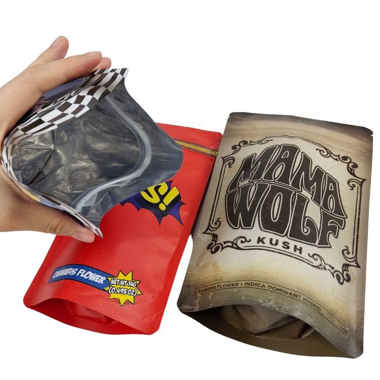 Yantian Port Shipping Imballaggio di incenso a base di erbe in CMYK con borsa stand up e cerniera