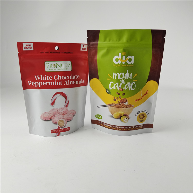 Di alta qualità stampa digitale personalizzata PE riutilizzabile borsa di cerniera di plastica Stand Up sacchetti Mylar