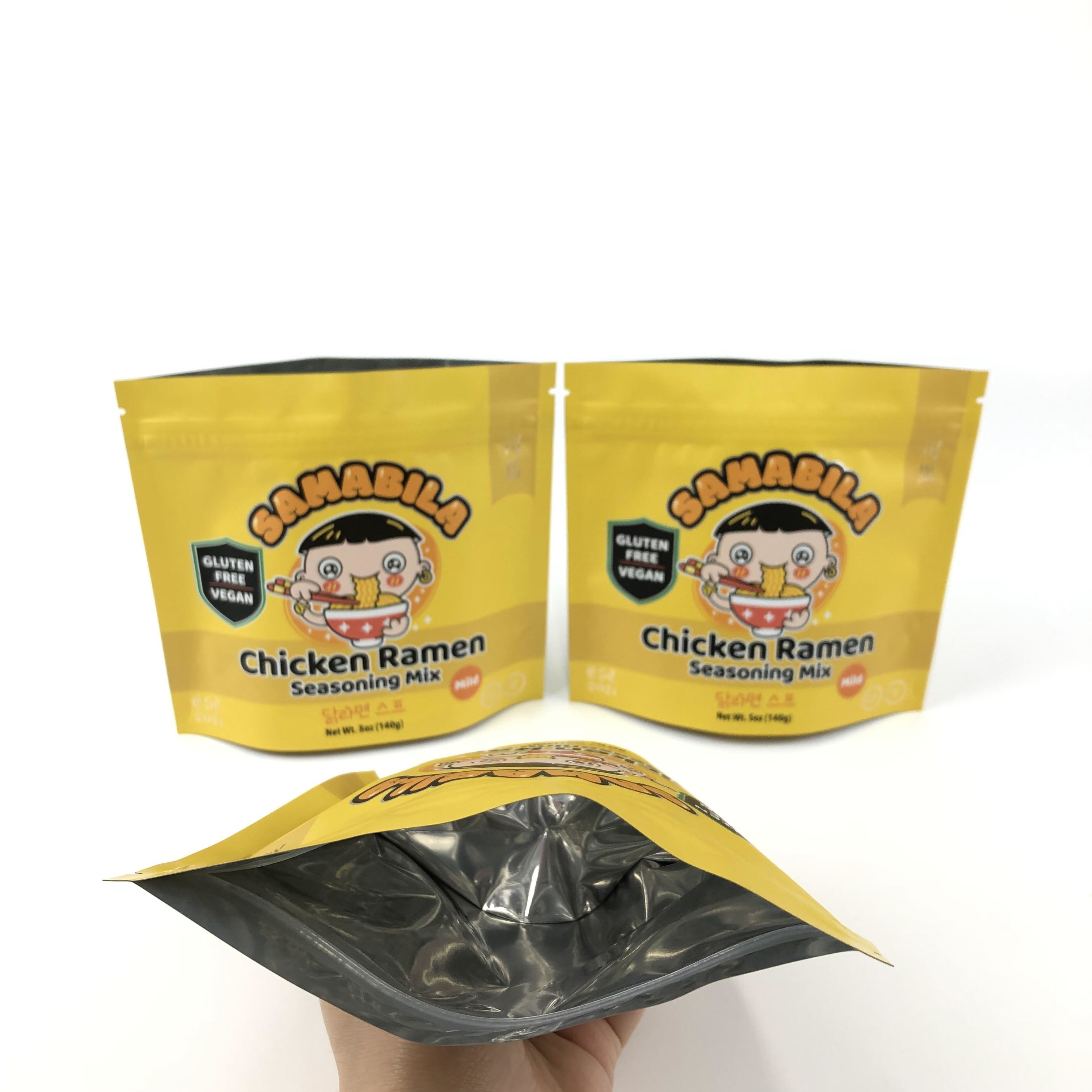 Imballaggi di incenso a base di erbe per sacchetti stand up con sistema di chiusura a zip