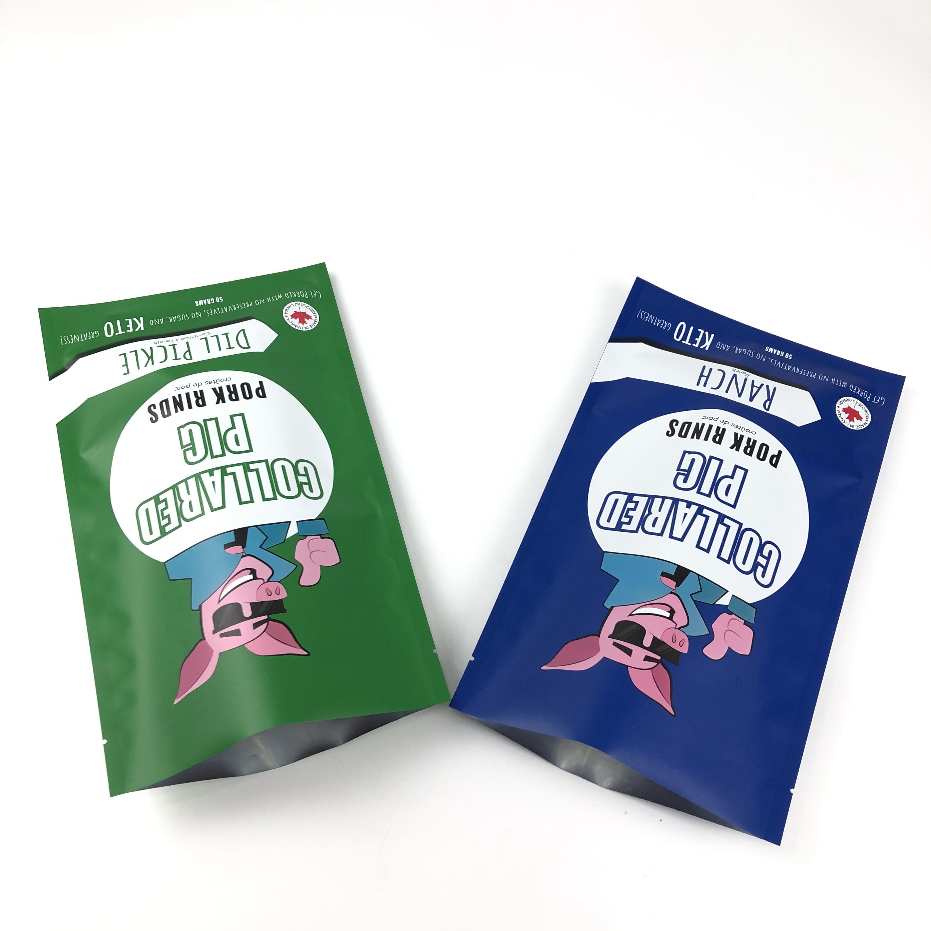 Stoccaggio di alimenti per animali semplificato con sacchetto per alimenti per animali con chiusura a zip