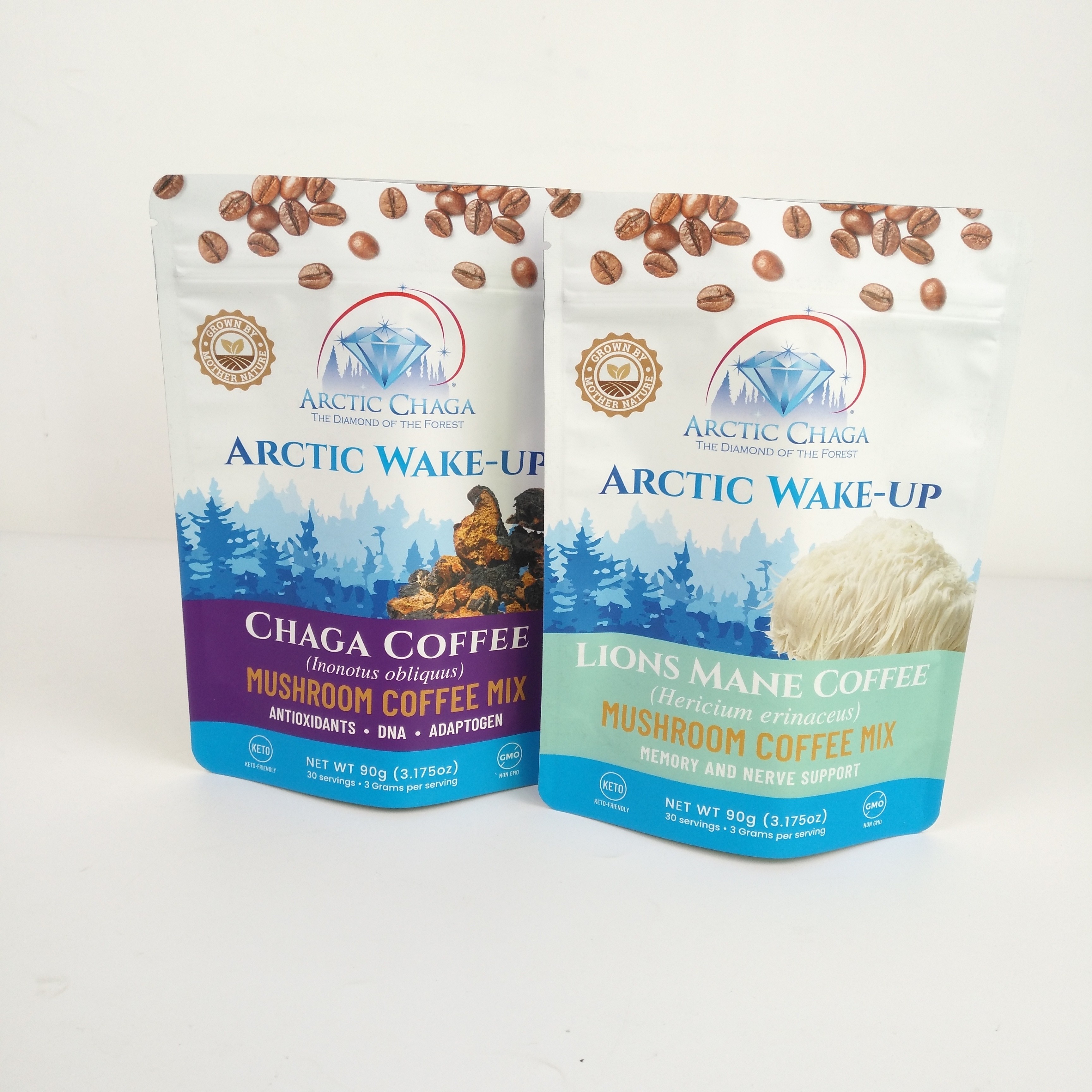 Sacchetti di carta personalizzati per imballaggi alimentari lato logo personalizzato stampa di logo personalizzato