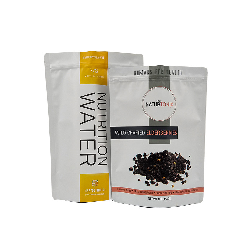 Effetto colore Borse da tè finite lucide o opache confezionate in sacchetti in piedi ricapribili