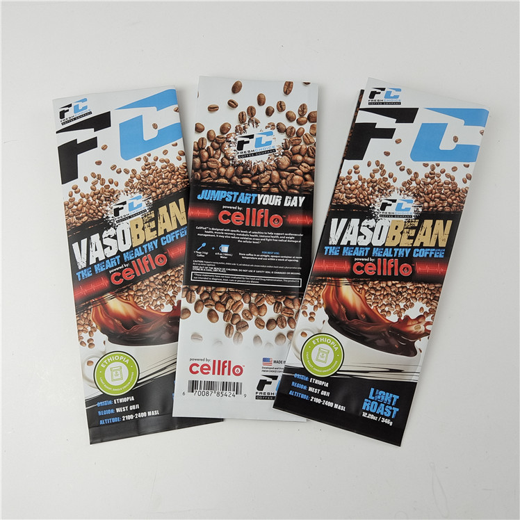 Best-seller sacchetti di imballaggio per chicchi di caffè riciclabili e rispettosi dell'ambiente per 250 g 500 g 1 kg