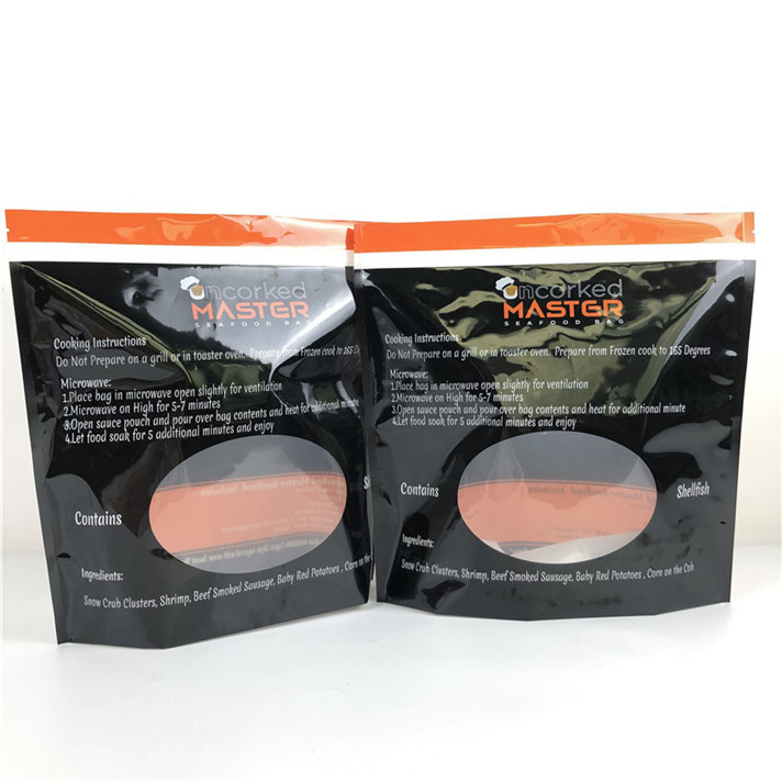 Matt Folio di alluminio Stand Up Pocket Ziplock Gravure Stampa colore personalizzato