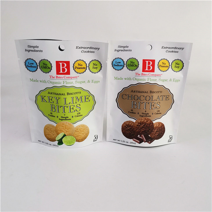 Hot Custom Logo Stand Up pouch con cerniera di grafia / Digital Printed Packaging pouch