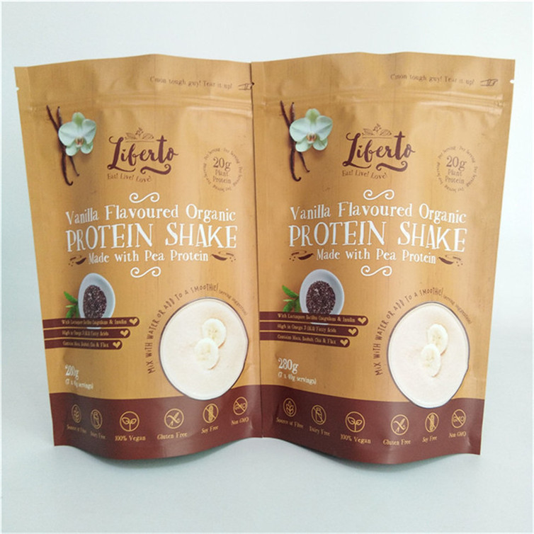 Stampa a colori Busta di imballaggio per snack MOPP VMPET PE Matt Finish Nero a prova di umidità