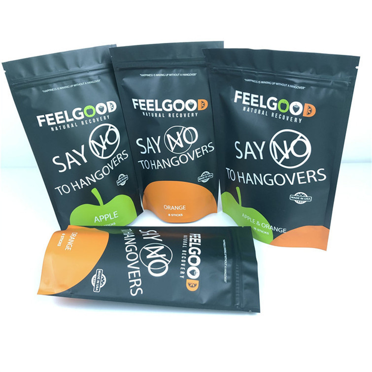 Dimensione e design personalizzati Necessità di carta di alluminio in piedi sacca di cerniera a prova di odore personalizzato stampato