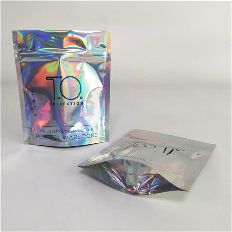 Materiale di imballaggio alimentare personalizzato etichetta privata Chiusura a prova di umidità sacchetto di imballaggio stand up