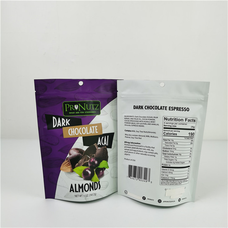 Stampa digitale personalizzata con sacchetto di cerniera in PE