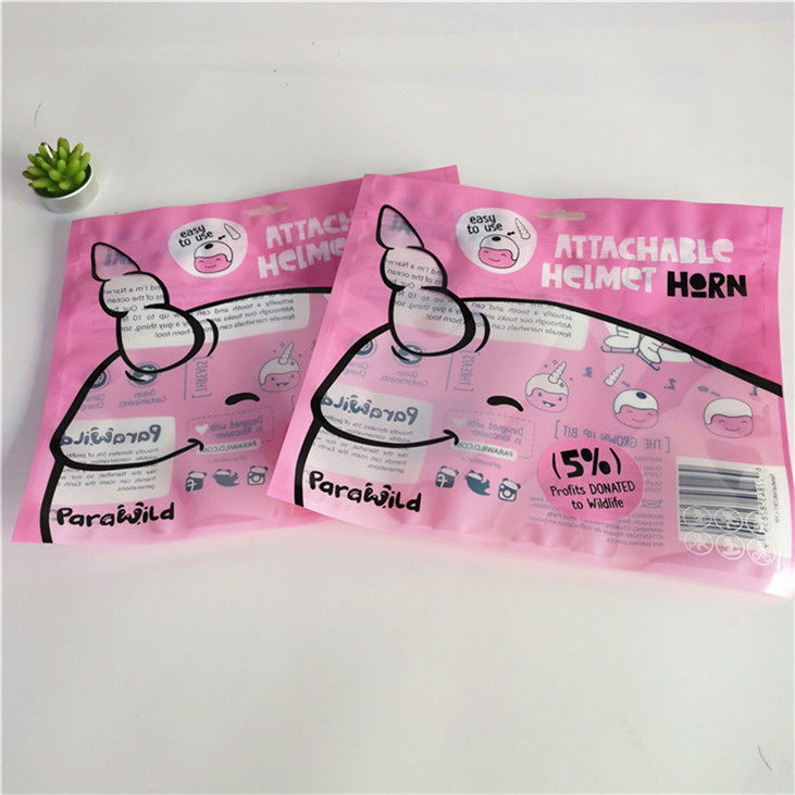 Sacchetto di imballaggio Mylar sigillato a tre lati, a prova di perdite, ecologico e con cerniera