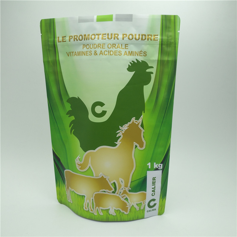Sacchetti di plastica risigillabili che imballano, borsa dell'alimento per animali domestici della chiusura lampo per il supplemento animale